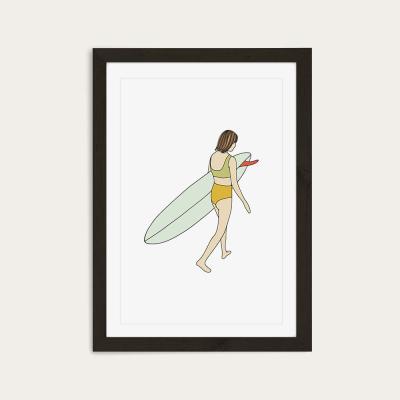 Bombinate.com Kassia Art Print Black Frame