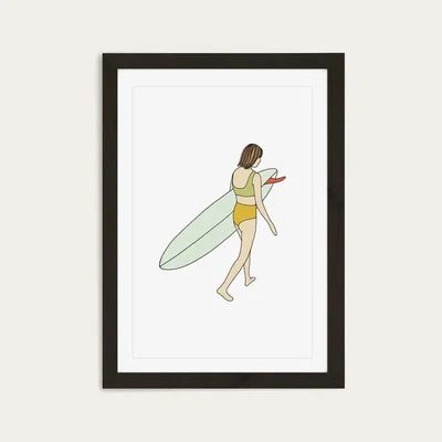 Bombinate.com Kassia Art Print Black Frame