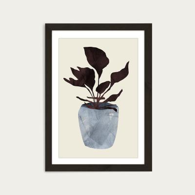 Bombinate.com Country Plant Art Print Black Frame