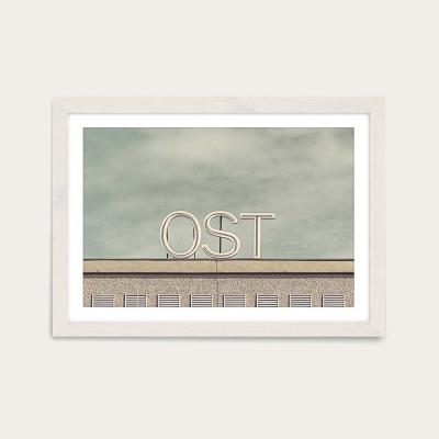 Bombinate.com Ost Art Print White Frame