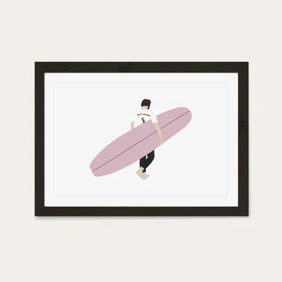 Bombinate.com Looser Art Print Black Frame