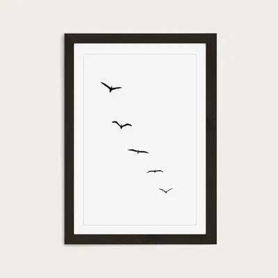 Bombinate.com The Sky Art Print Black Frame