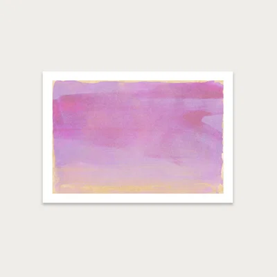 Bombinate.com Minimal Abstract Lilac Colorfield 01 Art Print Unframed