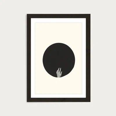 Bombinate.com Touch Art Print Black Frame