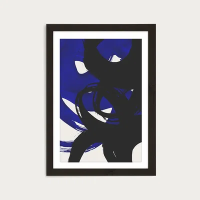 Bombinate.com Shore Art Print Black Frame