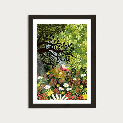 Bombinate.com My Dream House Art Print Black Frame