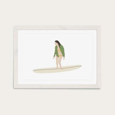 Bombinate.com Chilled Art Print White Frame