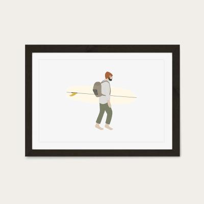 Bombinate.com Search Art Print Black Frame