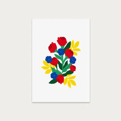 Bombinate.com Flowers For You Art Print Unframed