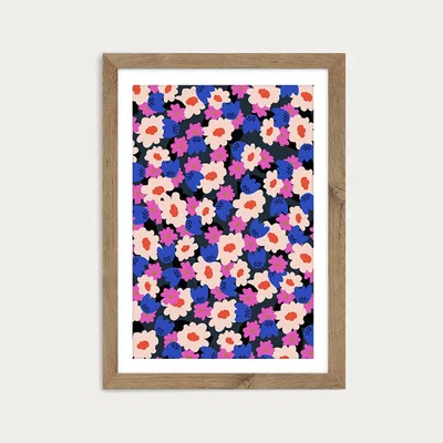Bombinate.com Keep Going You're Getting There Art Print Oak Frame
