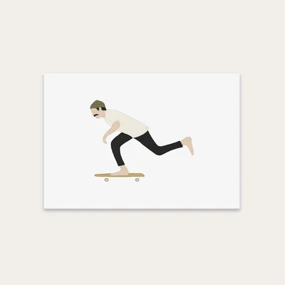 Bombinate.com Push Art Print Unframed
