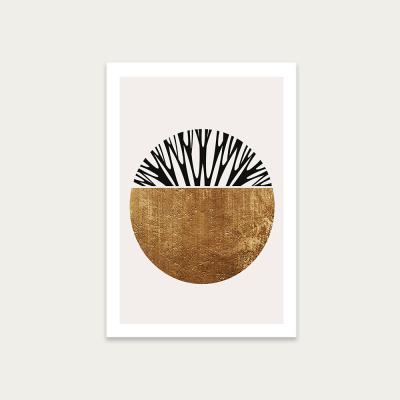 Bombinate.com Abstractika Gold Art Print Unframed