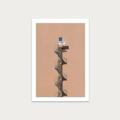 Bombinate.com Meaning of Life Art Print Unframed