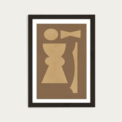 Bombinate.com Totem 001 Art Print Black Frame