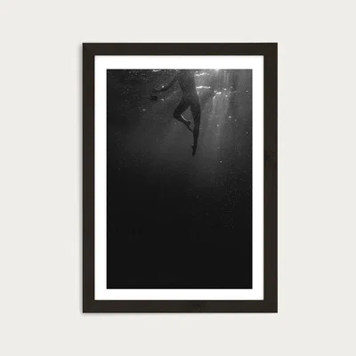 Bombinate.com Staying Calm Art Print Black Frame