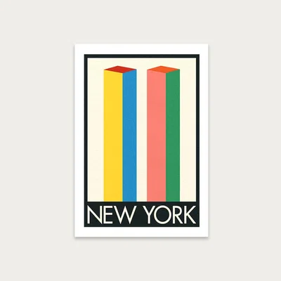 Bombinate.com New York Art Print Unframed