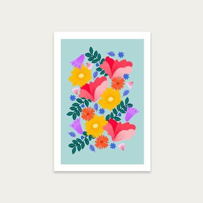Bombinate.com Patient Flowers Art Print Unframed
