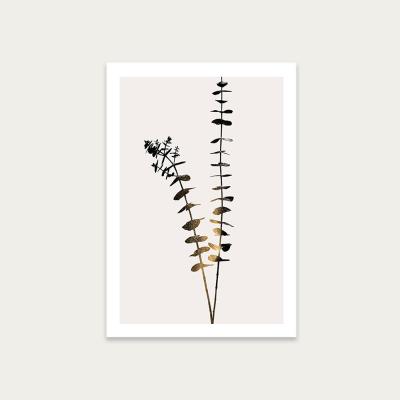 Bombinate.com Eucalyptus Dark Gold Art Print Unframed