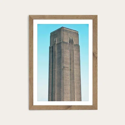 Bombinate.com Tate Modern 02 Art Print Oak Frame
