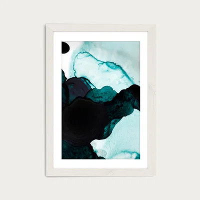 Bombinate.com Abstract Forest 2 Art Print White Frame