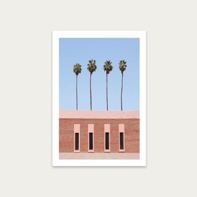 Bombinate.com Palm Tree Factory Art Print Unframed