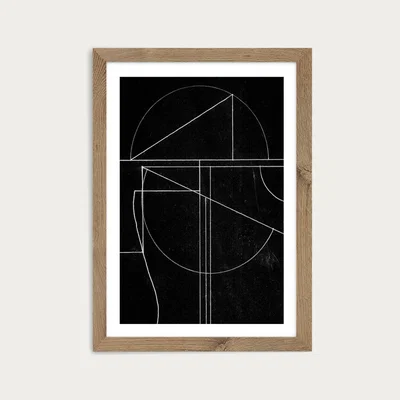Bombinate.com Buia Art Print Oak Frame