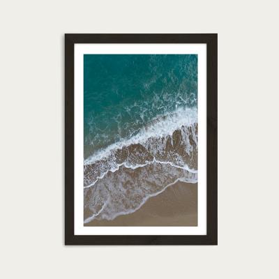 Bombinate.com Summer at the Beach Art Print Black Frame