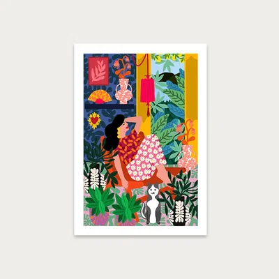 Bombinate.com Trying To Be Me Art Print Unframed