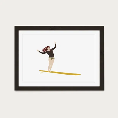 Bombinate.com Seas Art Print Black Frame