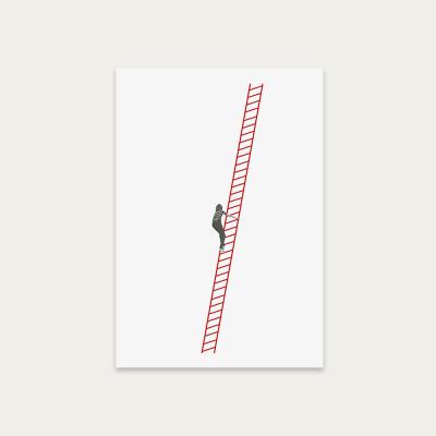 Bombinate.com Going Up Art Print Unframed