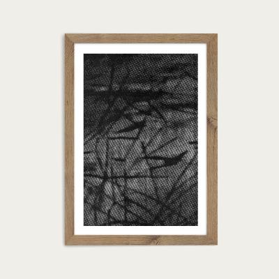 Bombinate.com Research N°007 Art Print Oak Frame