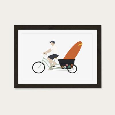 Bombinate.com A Simple Life Art Print Black Frame