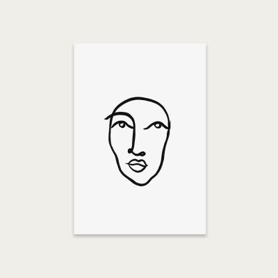 Bombinate.com Faces VI Art Print Unframed