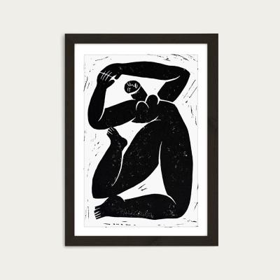 Bombinate.com Choregraphic Character III Art Print Black Frame
