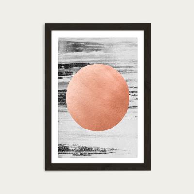Bombinate.com Rosegold No. 1 Art Print Black Frame