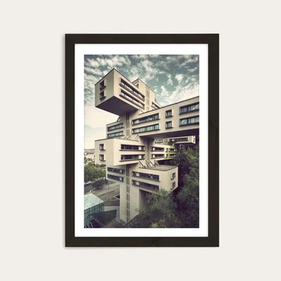 Bombinate.com Bank of Georgia Art Print Black Frame