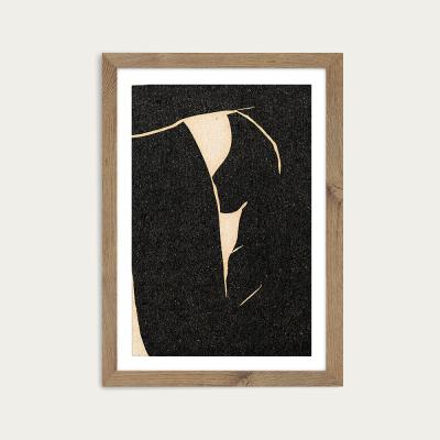 Bombinate.com Position III Art Print Oak Frame