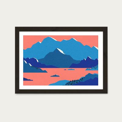 Bombinate.com Swedish Morning II Art Print Black Frame