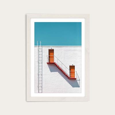 Bombinate.com Lasipalatsi Art Print White Frame