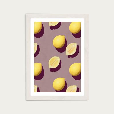 Bombinate.com Fruit No. 19 Art Print White Frame