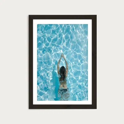 Bombinate.com Liquid Love Art Print Black Frame