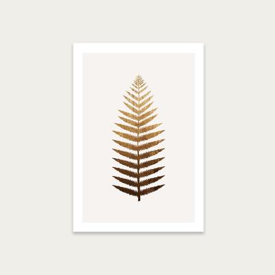 Bombinate.com Golden leaf No.7 Art Print Unframed