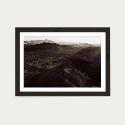 Bombinate.com Volcanic Landscape II Art Print Black Frame