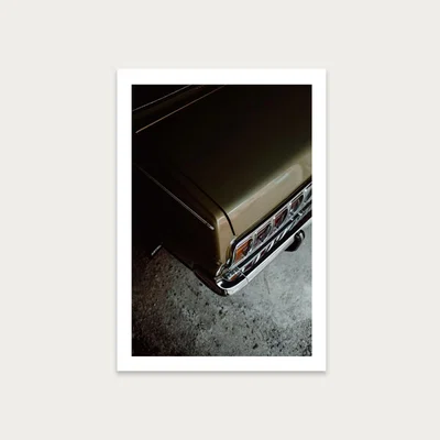 Bombinate.com Green Car Art Print Unframed