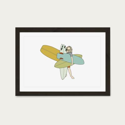 Bombinate.com Big Quiver Art Print Black Frame