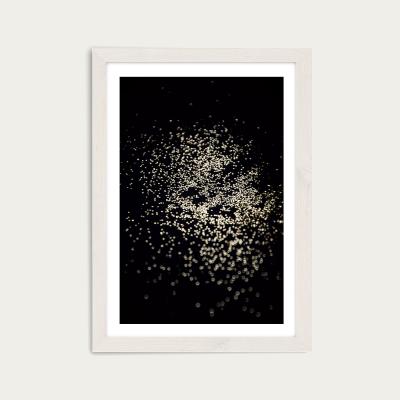 Bombinate.com Galaxy Konfetti Art Print White Frame