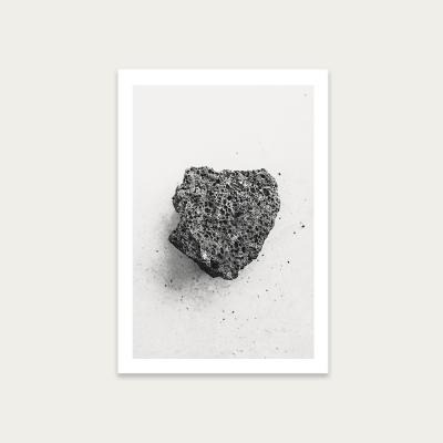 Bombinate.com Volcanic Grey Art Print Unframed