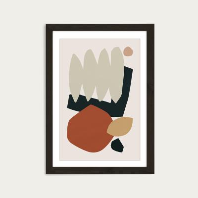 Bombinate.com Collage Earth II Art Print Black Frame
