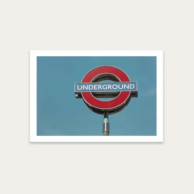 Bombinate.com Underground Art Print Unframed