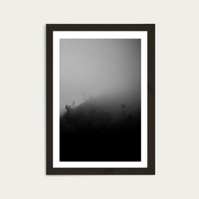 Bombinate.com Myst Trees Art Print Black Frame